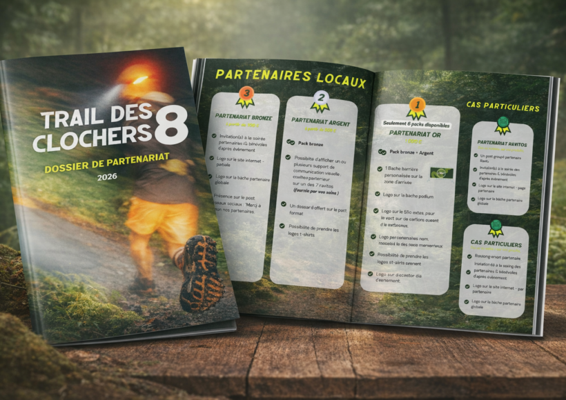 Dossier de partenariat trail des 8 clochers haute loire